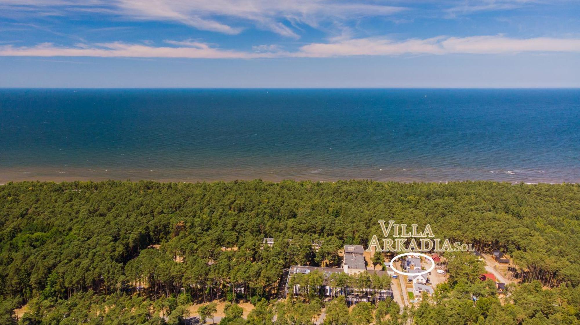 Villa Arkadia Mare Łukęcin Kültér fotó