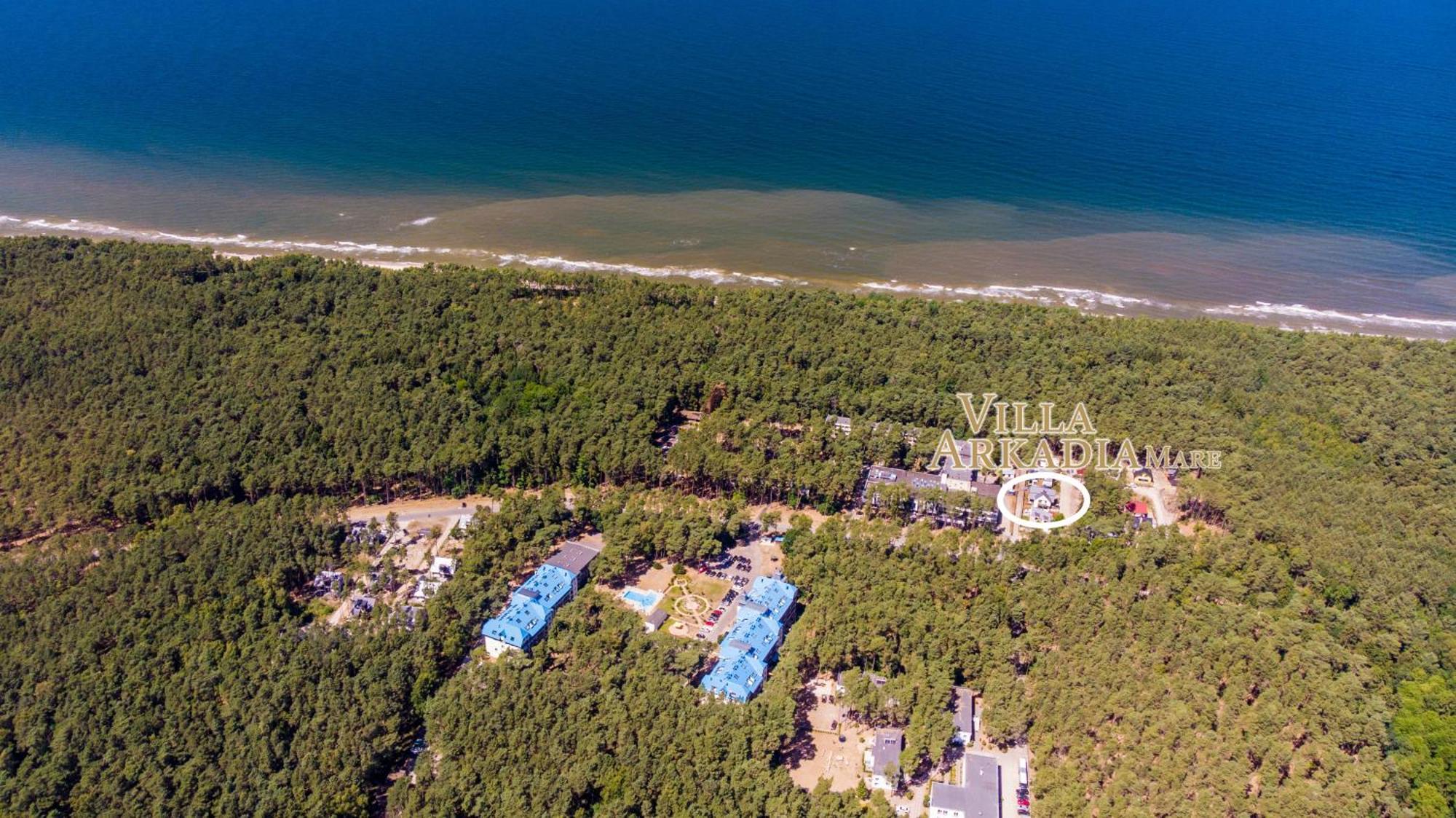 Villa Arkadia Mare Łukęcin Kültér fotó